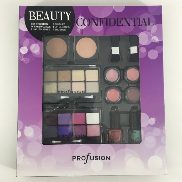 Profusion Cosmetics Other - Profusion Beauty Confidential 26 Pc Makeup Cosmetic Set Eyes Lips Nails & More